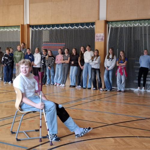 Bewegung im Turnsaal