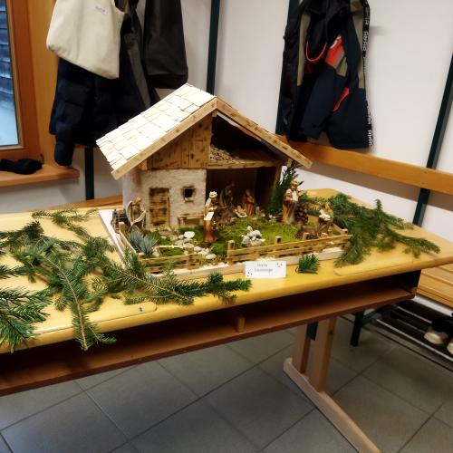 Eine Weihnachtskrippe
