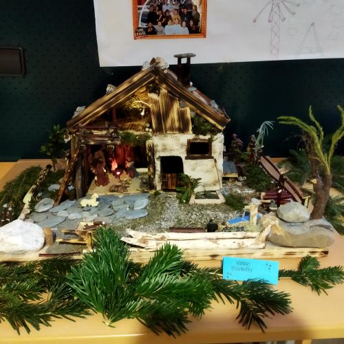 Eine Weihnachtskrippe