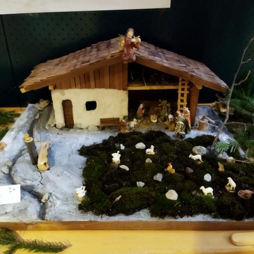 Eine Weihnachtskrippe