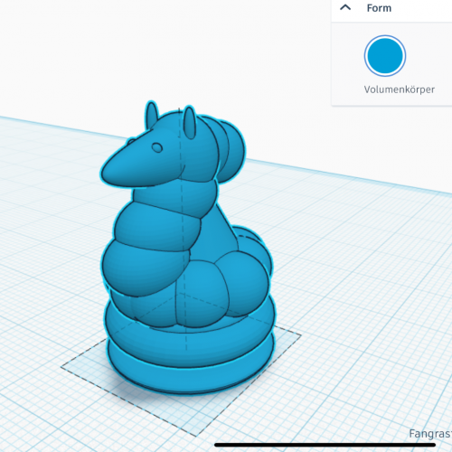 3D Entwurf eines Pferdes