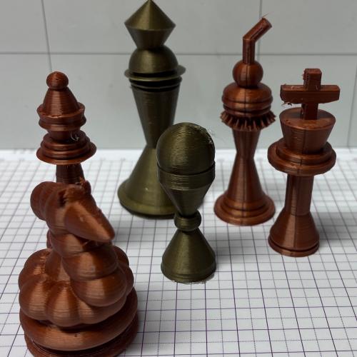 Schachfiguren 3D Druck