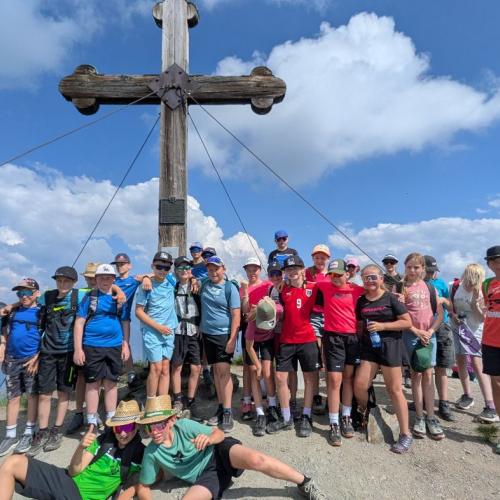 Gruppenfoto auf dem Gipfel