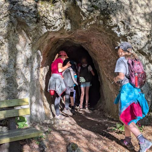 Blick in einen Stollen
