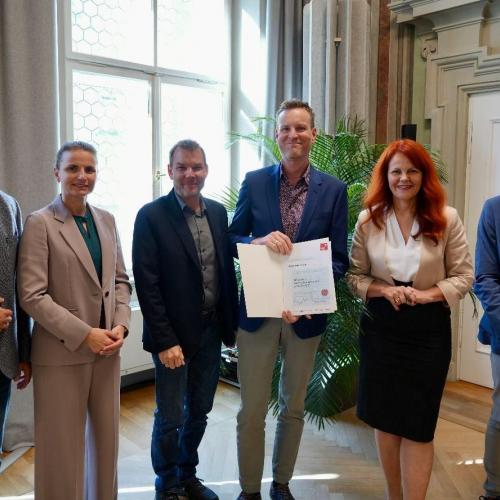 Verleihung Gütesiegel